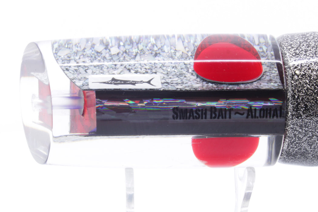 Aloha Lures S&P Red Eyes Smash Bait 14" 12oz Vinyl Charcoal