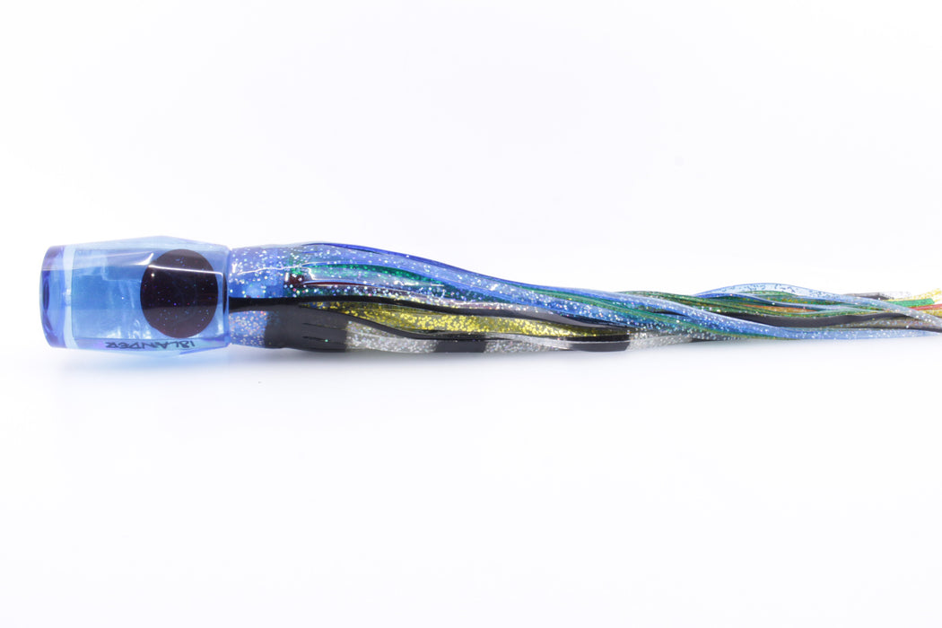 Bonze Lures Blue MOP Red Eyes Islander 12" 8.7oz Blue Aurora/Green-Gold