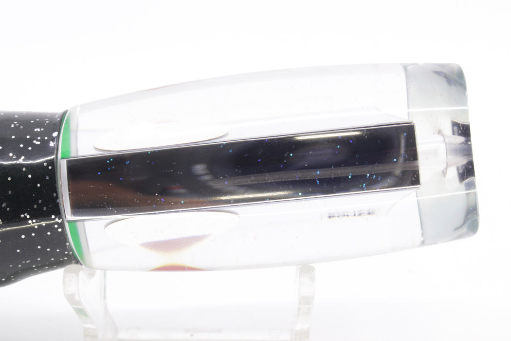 Bonze Lures Mirrored Red Eyes Jackhammer 10" 8.5oz Skirted Black-Green