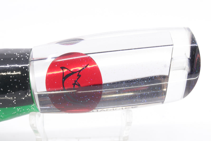 Bonze Lures Mirrored Red Eyes Jackhammer 10" 8.5oz Skirted Black-Green