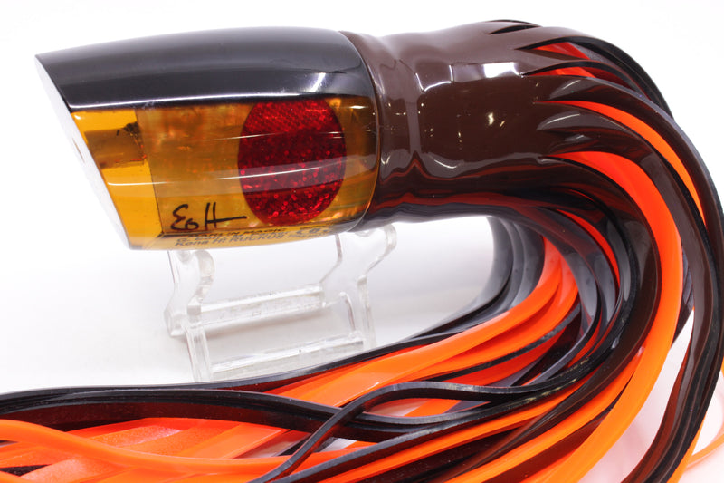 Marlin Magic Orange Awabi Black Back Red Eyes Ruckus 12" 11oz Skirted Root Beer-Petrolero