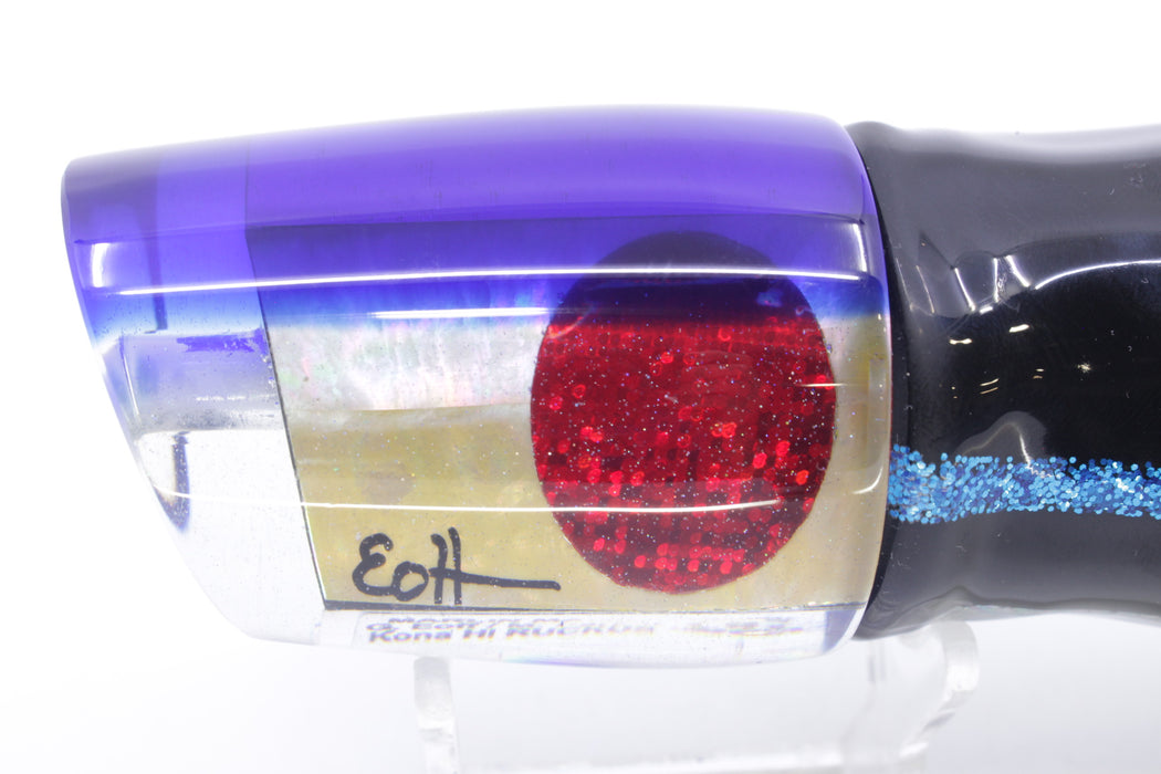 Marlin Magic Golden MOP Blue Back Red Eyes Ruckus 12" 11oz Skirted Yellowfin