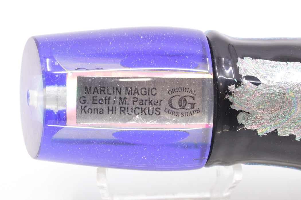 Marlin Magic Golden MOP Blue Back Red Eyes Ruckus 12" 11oz Skirted Yellowfin