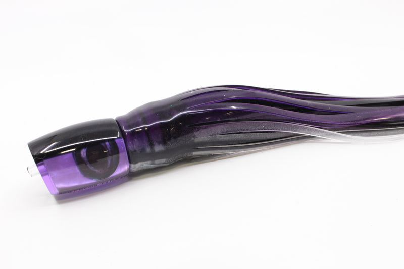 Moyes Lures Purple MOP Black Back Small J-Boy 9" 5oz Skirted Purple Skipjack