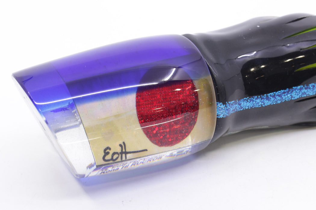 Marlin Magic Golden MOP Blue Back Red Eyes Ruckus 12" 11oz Skirted Yellowfin