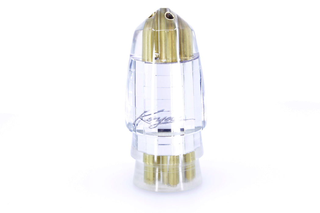 Koya Lures Clear Mirrored 4-Hole Bullet 9"+ 6oz
