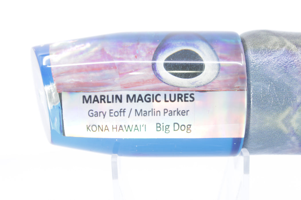 Marlin Magic Pink Awabi Blue Back Taxi Eyes Big Dog 14" 10oz ALV Vinyl Blue Skipjack
