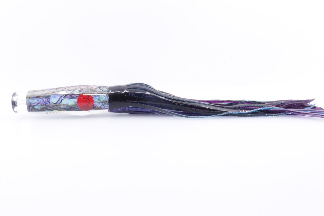 Bonze Lures Paua Shell Red Eyes 4-Hole Madmax Express 10" 9.5oz Black-Blue-Purple