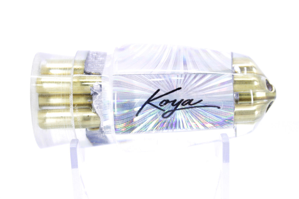 Koya Lures Silver Rainbow Starburst 4-Hole Bullet 9"+ 6oz