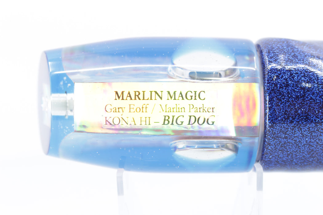 Marlin Magic Pink Awabi Blue Back Doll Eyes Big Dog 14" 10oz Vinyl Blue