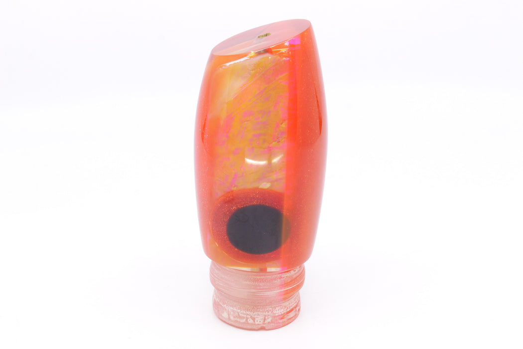 Coggin Lures Orange Rainbow Pearl Glass Orange Back Maui Plunger 14" 9.3oz New Pre-Owned