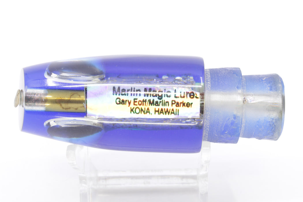 Marlin Magic 80's Real Abalone Blue Back Doll Eyes Medium Plunger 10" 2.7oz New Pre-Owned