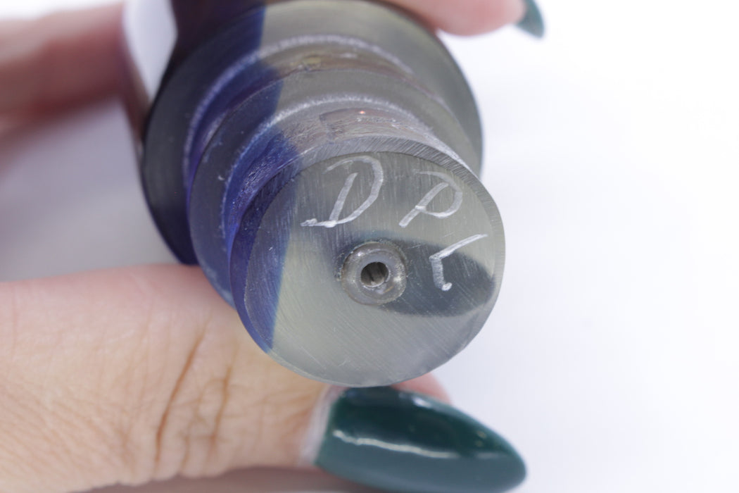 Marlin Magic 80's Real Abalone Blue Back Doll Eyes Medium Plunger 10" 2.7oz New Pre-Owned