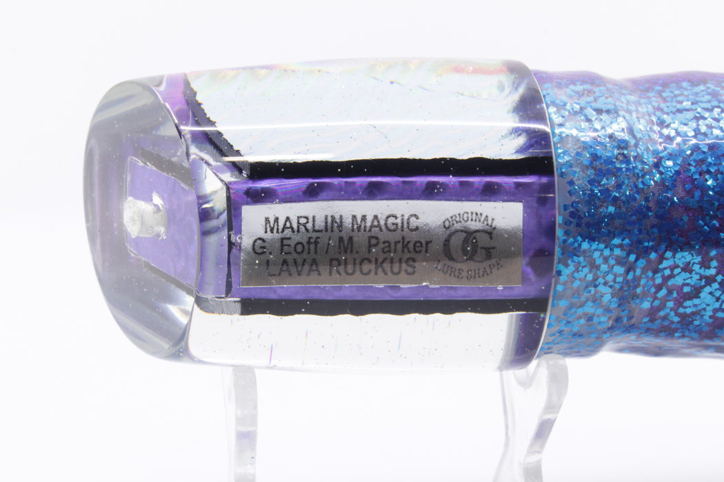 Marlin Magic Purple-Blue Lava Ruckus 12" 11.3oz Skirted Purple-Blue