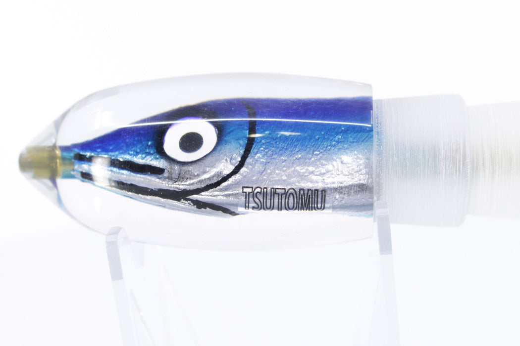 Tsutomu Lures "Malolo" Blue-Silver Fish Head Moke Bullet 9" 4.8oz