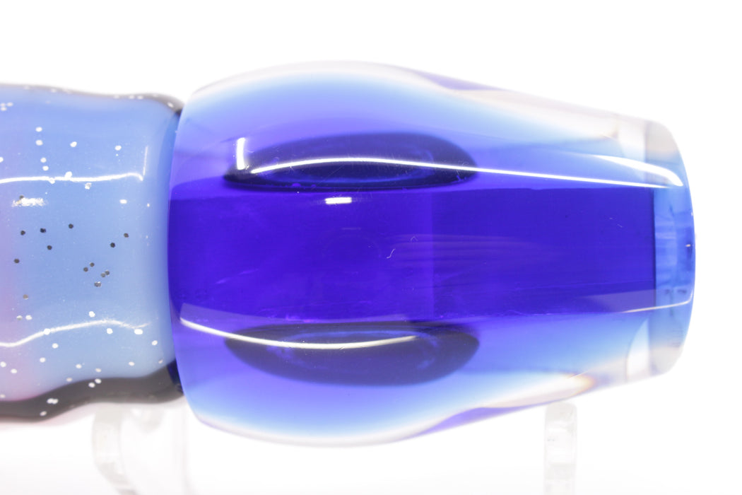 Moyes Lures White MOP Blue Back Medium Sumo 12" 6.8oz Skirted Gay Bob