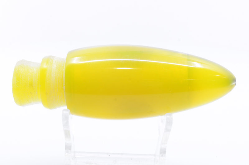 Kahalau Lures Silver Rainbow Yellow Back Bullet 9"+ 6.6oz New Pre-Owned