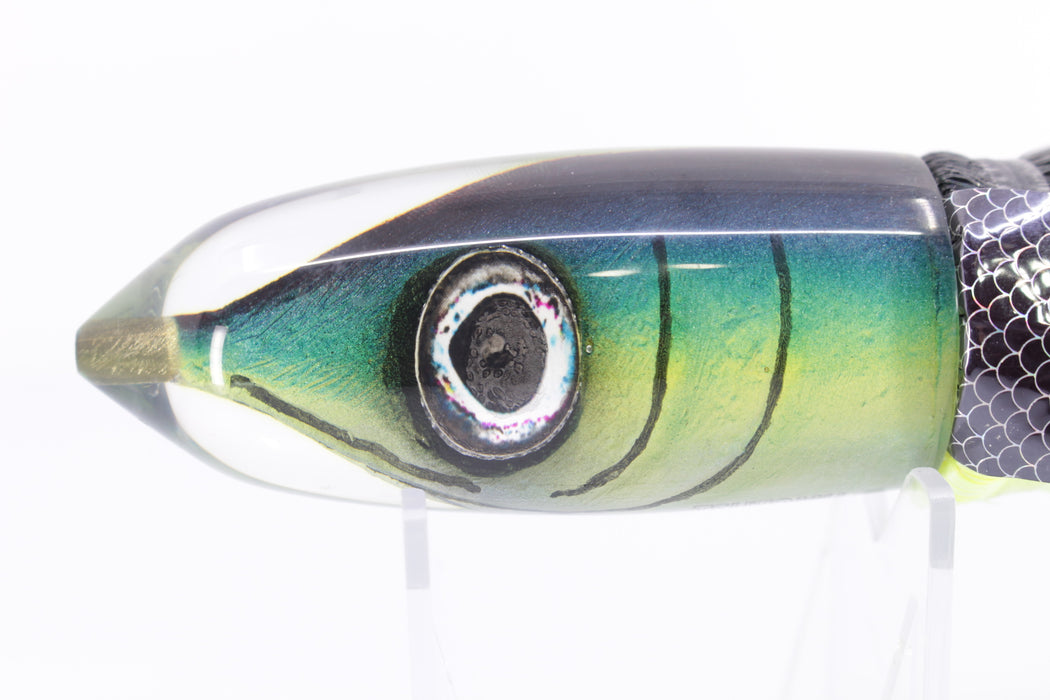 Tsutomu Lures Yellowfin Fish Head H1 Bullet 9"+ 9oz Strobez with Wings