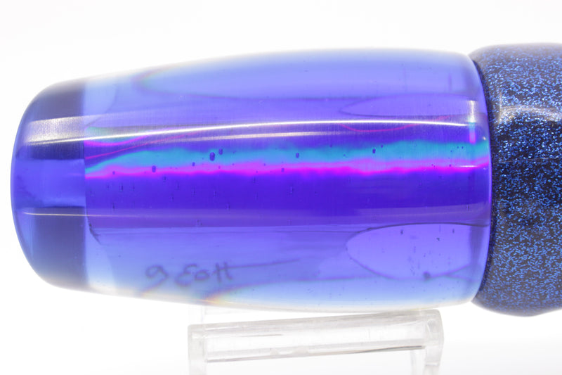 Marlin Magic White Awabi Blue Back Taxi Eyes Large Pear 12" 11oz Vinyl Dark Blue