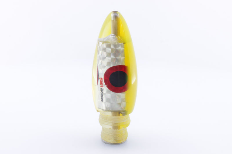 Kahalau Lures Silver Rainbow Yellow Back Bullet 9"+ 6.6oz New Pre-Owned
