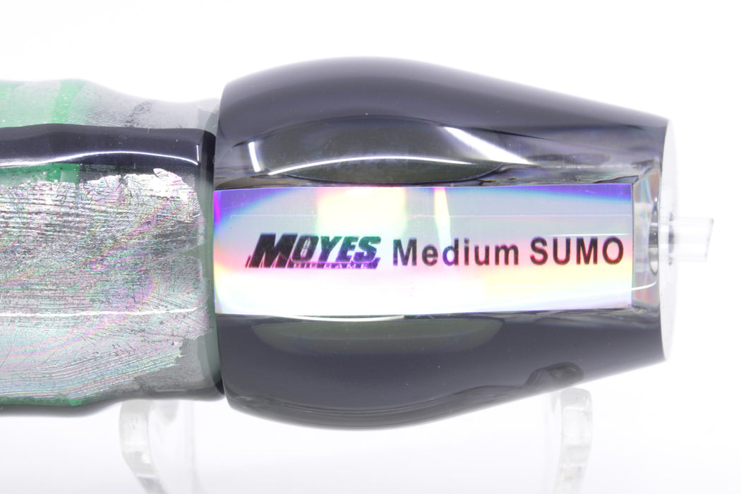 Moyes Lures Paua Shell Black Back Medium Sumo 12" 6.8oz Skirted