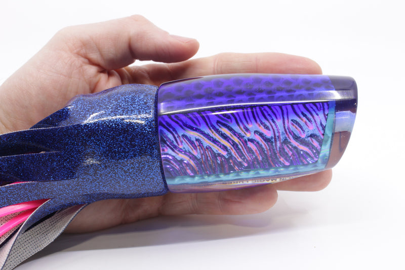 Marlin Magic Blue-Purple Lava Blue Back Large Pear 12" 11oz Vinyl Dark Blue