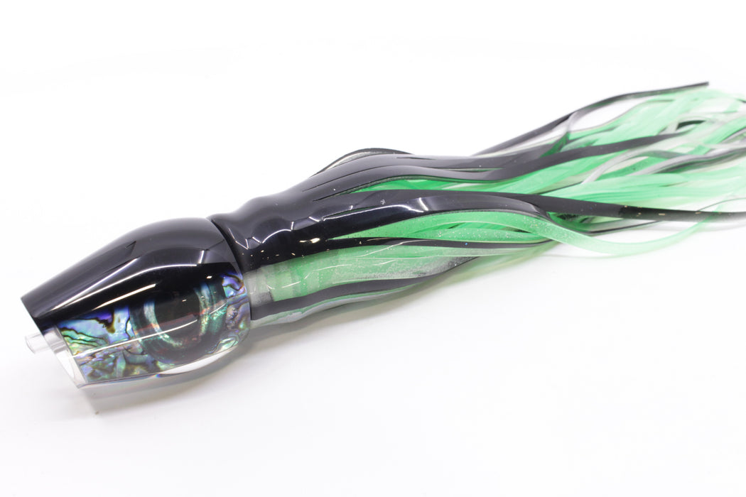 Moyes Lures Paua Shell Black Back Medium Sumo 12" 6.8oz Skirted