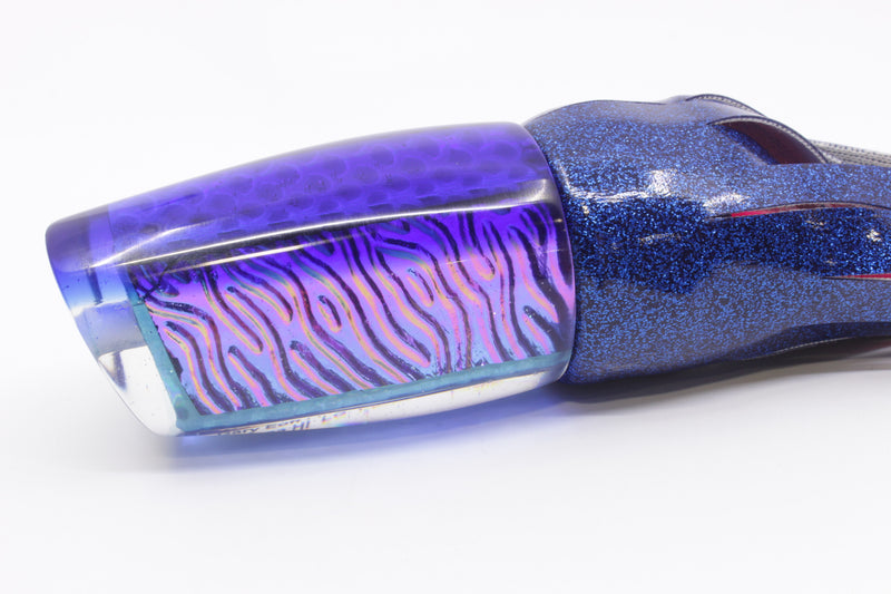 Marlin Magic Blue-Purple Lava Blue Back Large Pear 12" 11oz Vinyl Dark Blue
