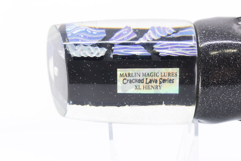 Marlin Magic Lures Ice Blue-Akule-Turquoise Cracked Lava XL Henry 16" 15oz Vinyl