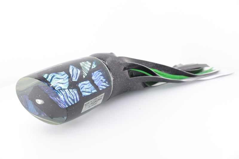 Marlin Magic Lures Ice Blue-Akule-Turquoise Cracked Lava XL Henry 16" 15oz Vinyl