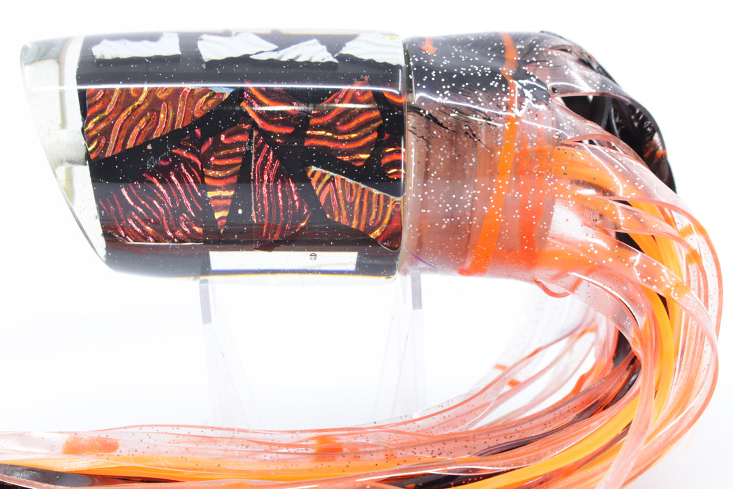 Marlin Magic Lures Red-Orange Cracked Lava XL Henry 16" 16oz Skirted