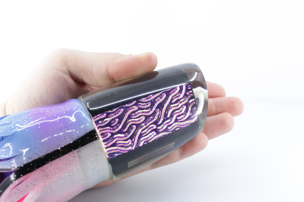 Marlin Magic Lures Purple-Pink Lava Black Magic XL Henry 16" 16oz Skirted Gay Bob EZ-K