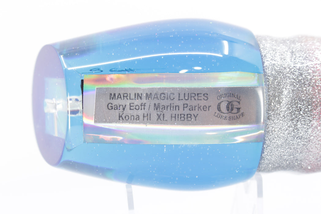 Marlin Magic Mirrored Blue Back XL Hibby 16" 18oz Skirted Blue-Silver