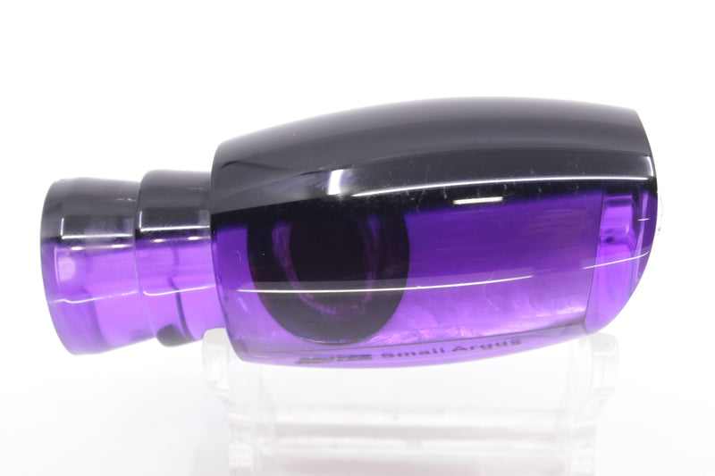 Moyes Lures Purple MOP Black Back Taxi Eyes Small Argus 9" 2oz