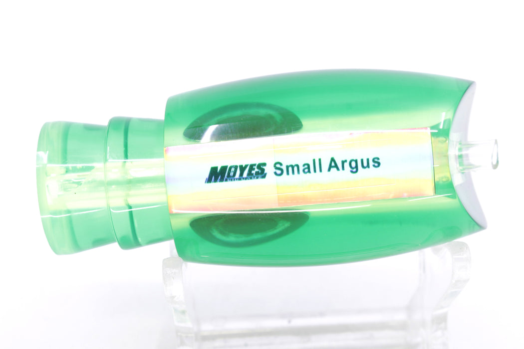 Moyes Lures Chartreuse MOP Green Back Taxi Eyes Small Argus 9" 2oz
