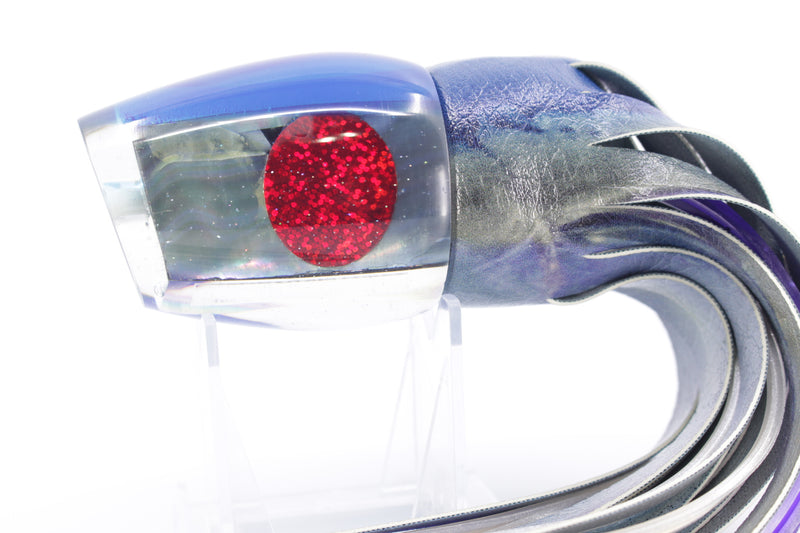 Marlin Magic Tahitian MOP Blue Back Red Eyes Bog Eye 14" 9.5oz ALV Blue Skipjack