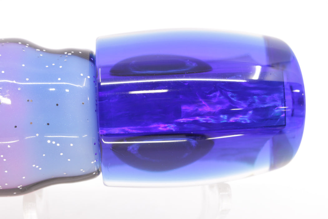 Moyes Lures Rainbow MOP Blue Back Medium J-Boy 12" 7oz Skirted Gay Bob