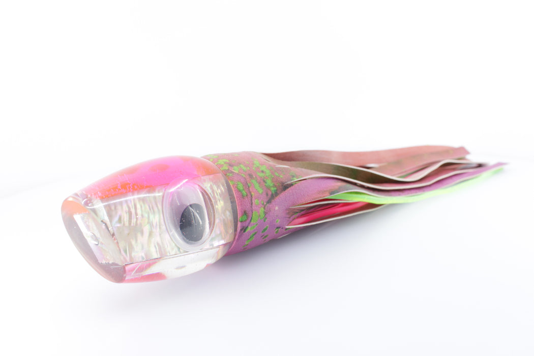 doll fishing lures Marlin Magic White Awabi Pink Back Doll Eyes Bog Eye 14" 9.5oz ALV Vin — GZ Lures Big Game Supply