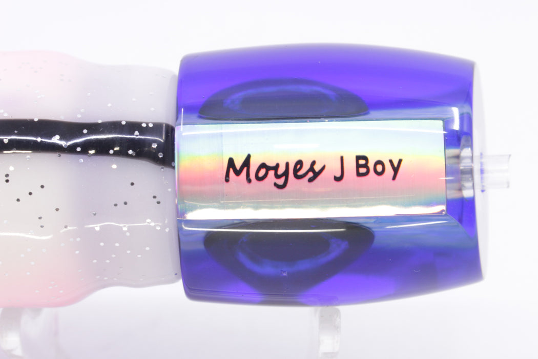 Moyes Lures Rainbow MOP Blue Back Medium J-Boy 12" 7oz Skirted Gay Bob