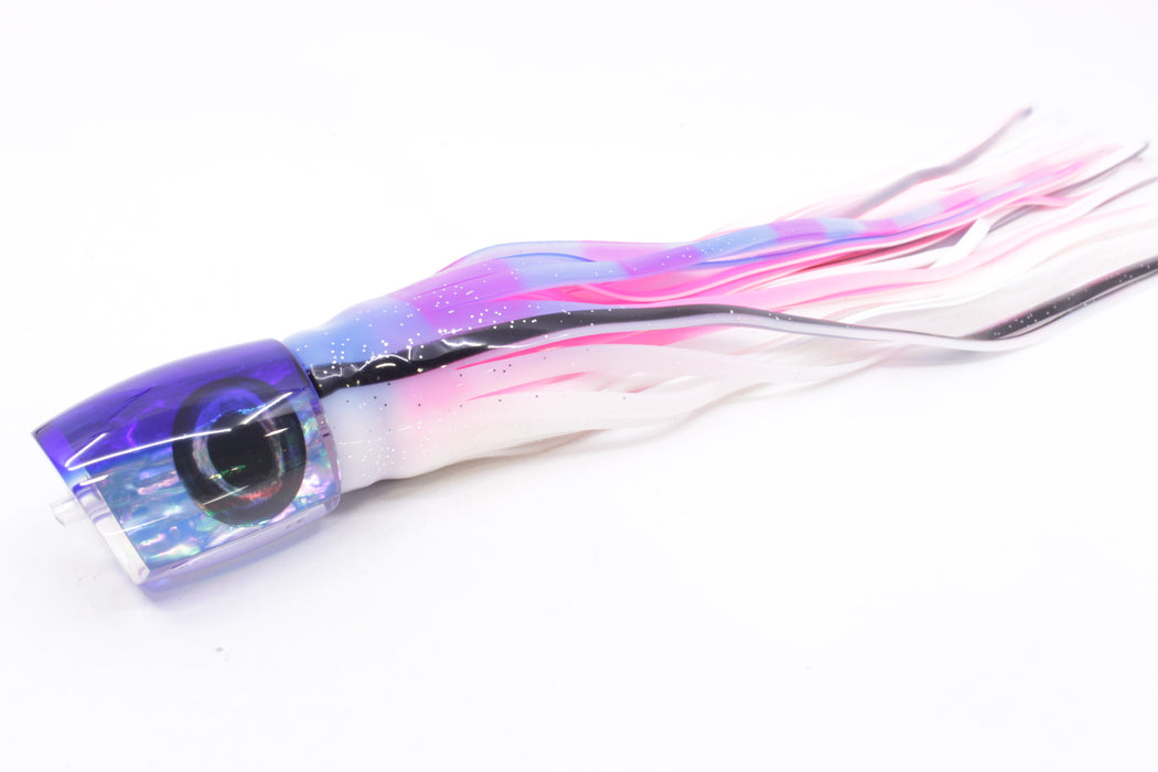 Moyes Lures Rainbow MOP Blue Back Medium J-Boy 12" 7oz Skirted Gay Bob