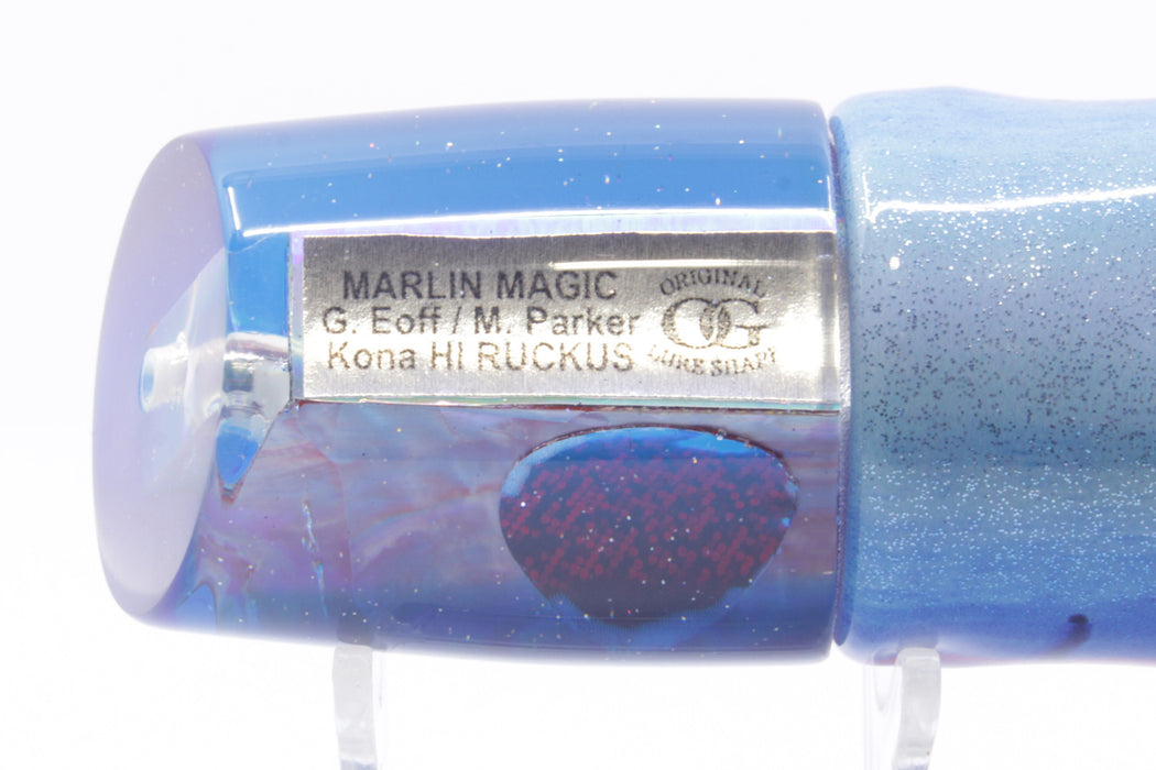 Marlin Magic Pink Awabi Blue Back Red Eyes Ruckus 12" 9oz Fired Up Blue Dream