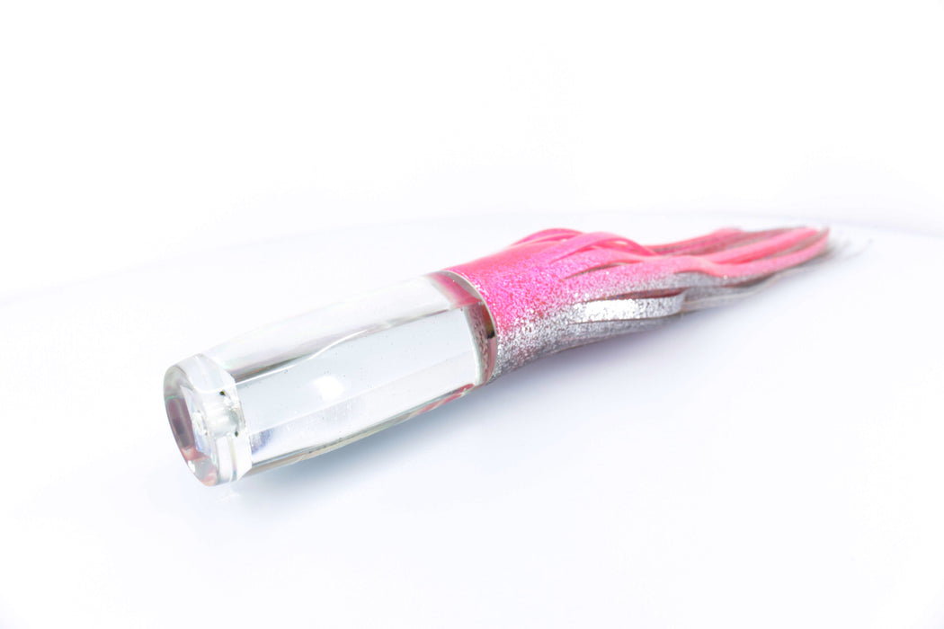 Marlin Magic Mirrored-Rainbow Medium Hard Head 9" 5oz Skirted Pink-Silver