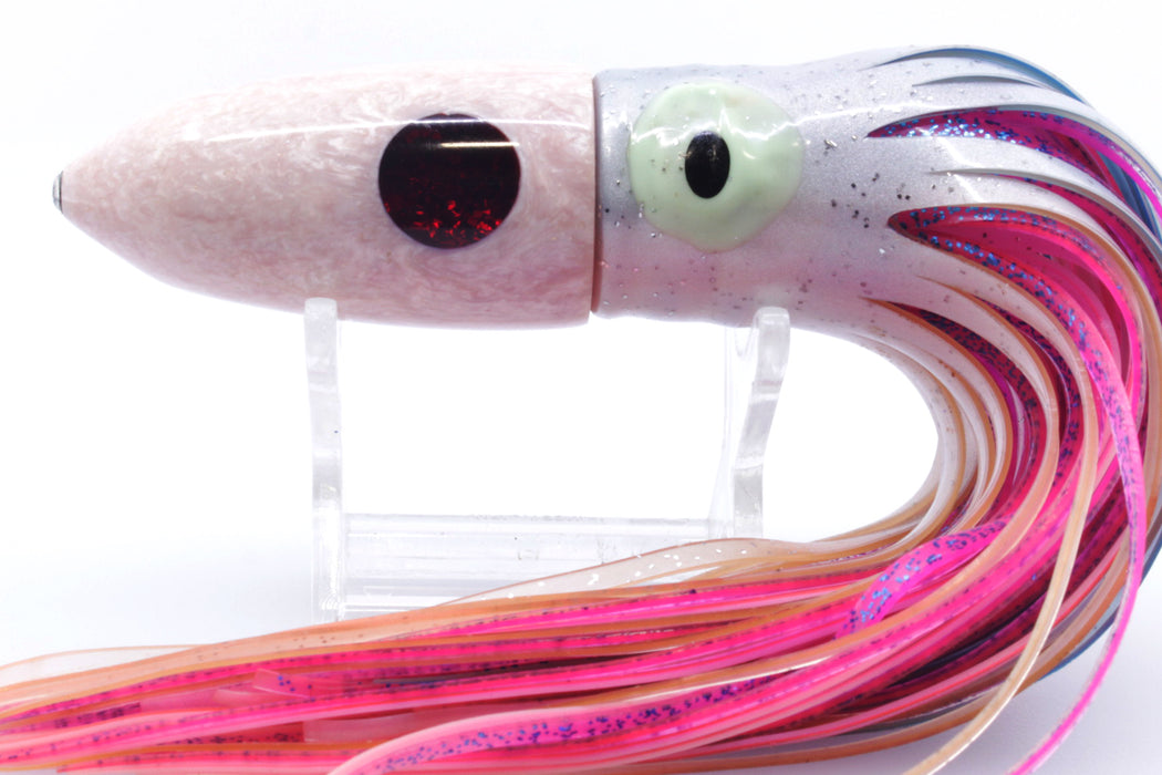 Unknown Pink Pearl Red Eyes Bullet 7" 4.6oz Skirted Salmon New Pre-Owned