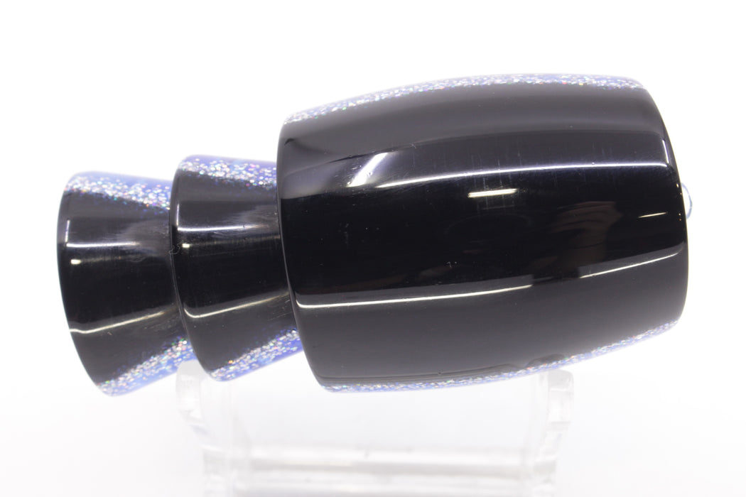 Moyes Lures Blue MOP Black-Silver Back Taxi Eyes Medium J-Boy 12" 4oz