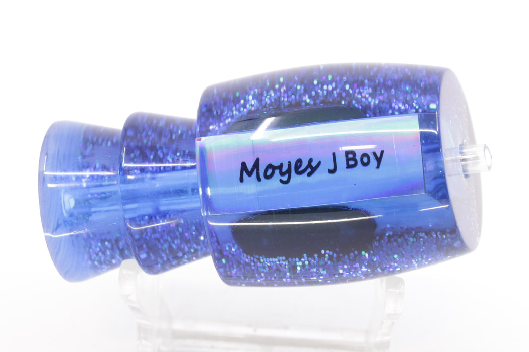 Moyes Lures Blue MOP Black-Silver Back Taxi Eyes Medium J-Boy 12" 4oz