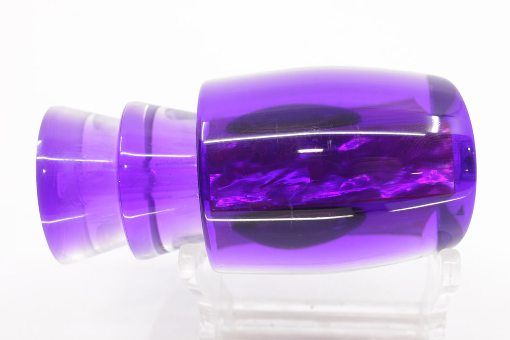 Moyes Lures Pink Awabi Purple Back Taxi Eyes Medium J-Boy 12" 4oz