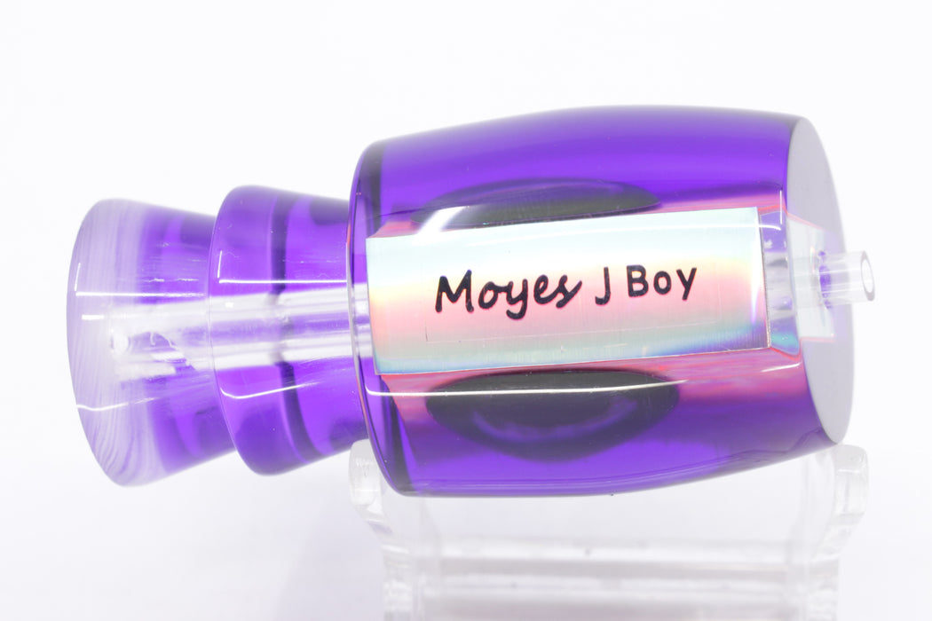 Moyes Lures Pink Awabi Purple Back Taxi Eyes Medium J-Boy 12" 4oz