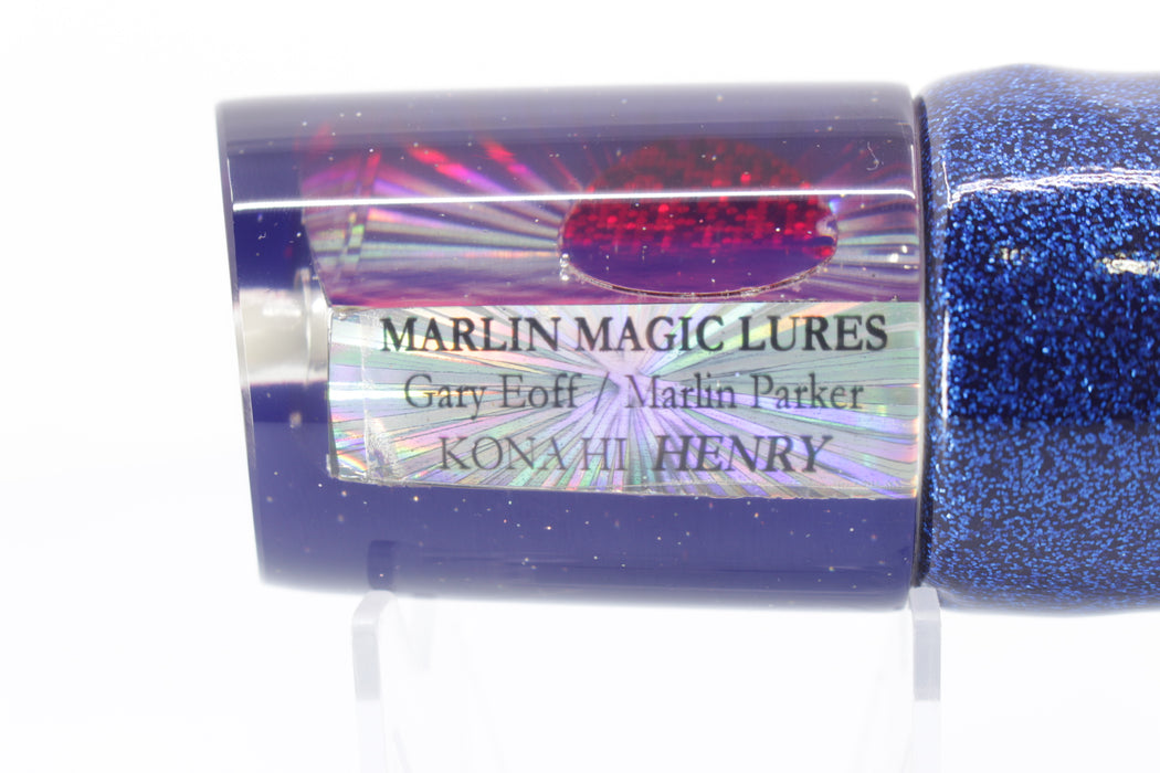 Marlin Magic Superman Starburst Red Eyes Henry 12" 10oz Vinyl Blue