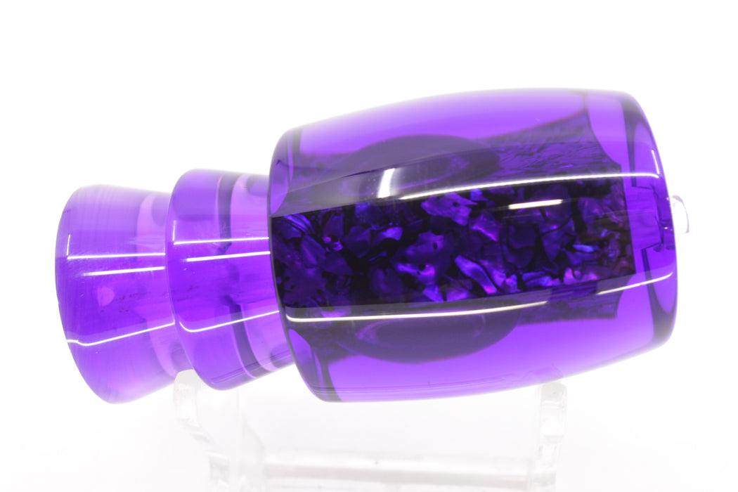 Moyes Lures Purple S&P Dark Purple Back Taxi Eyes Medium J-Boy 12" 4oz