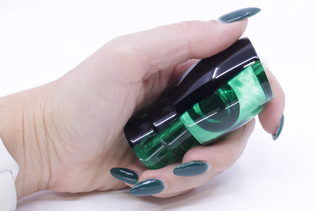 Moyes Lures Green MOP Black Back Taxi Eyes Medium J-Boy 12" 4oz